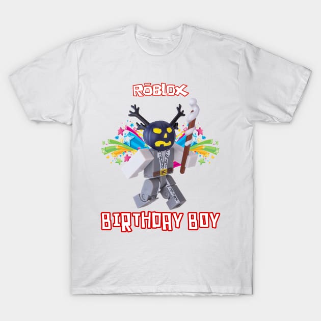 The Birthday Boy - Roblox T-Shirt by SusieTeeCreations